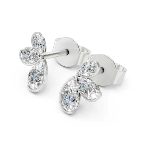 Marquise Flower Earrings