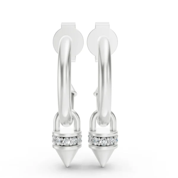 Edgy Hoop Earrings