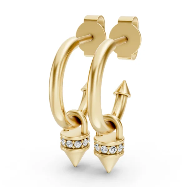 Edgy Hoop Earrings