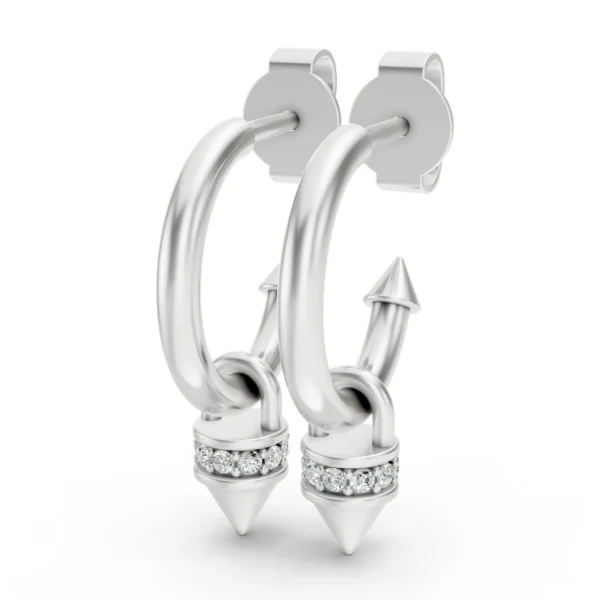 Edgy Hoop Earrings