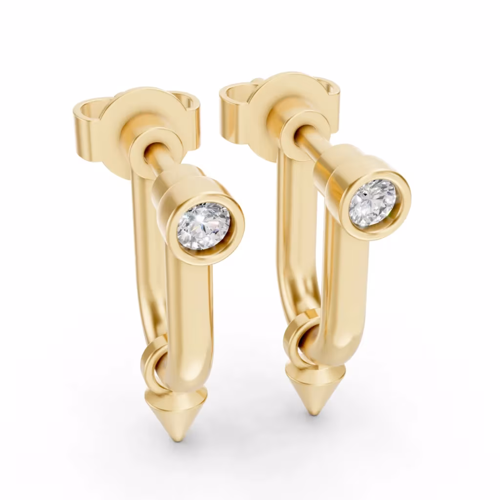 Spike Drop Earrings