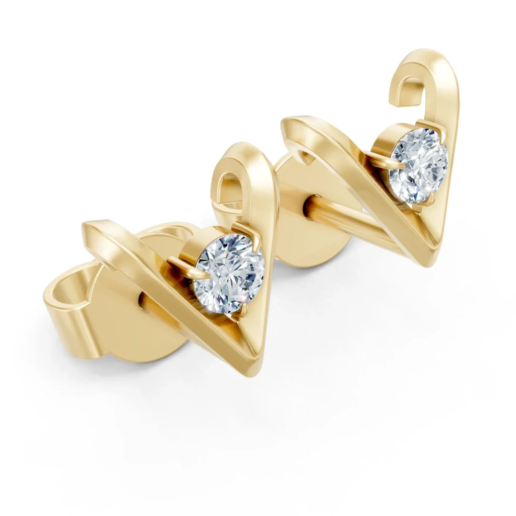 Chevron Stud Earrings