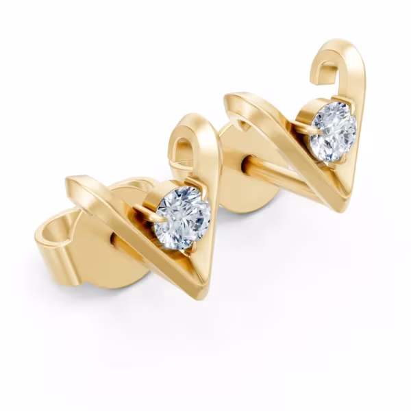 Chevron Stud Earrings