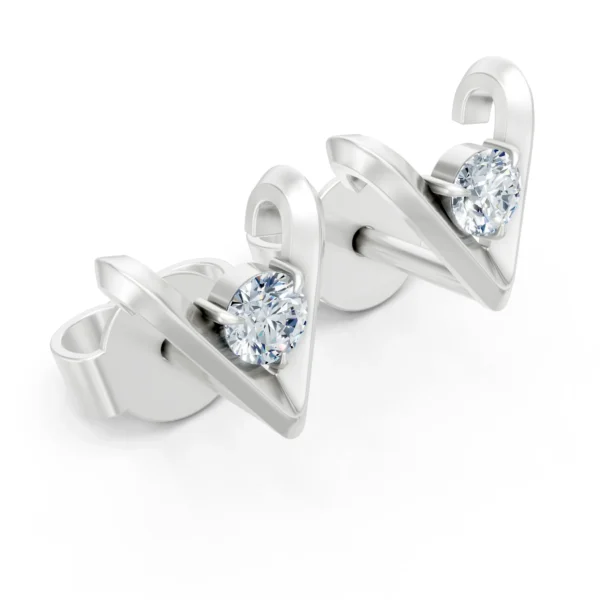 Chevron Stud Earrings
