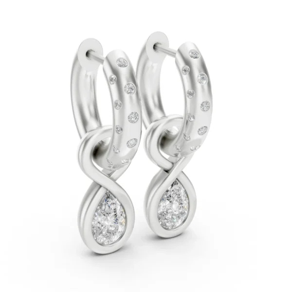 Scattered Hoop Earrings
