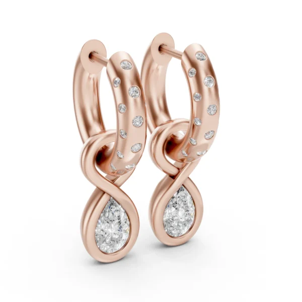 Scattered Hoop Earrings