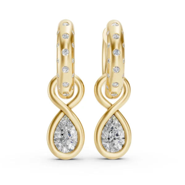 Scattered Hoop Earrings