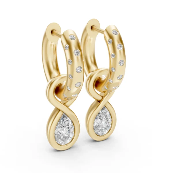 Scattered Hoop Earrings