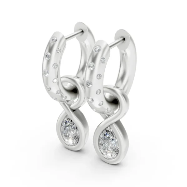 Scattered Hoop Earrings