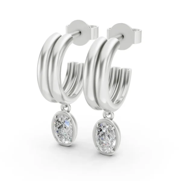 Dangling Hoop Earrings