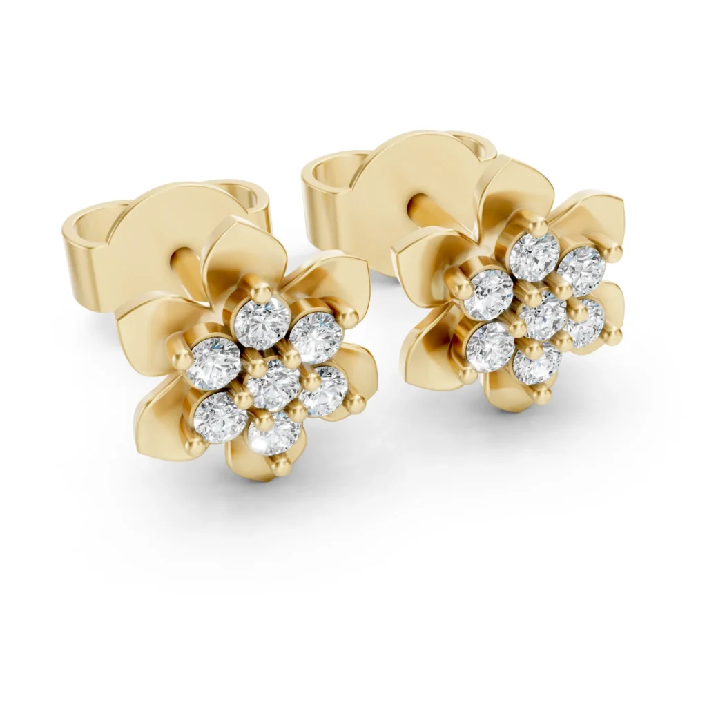 Floral Stud Earrings