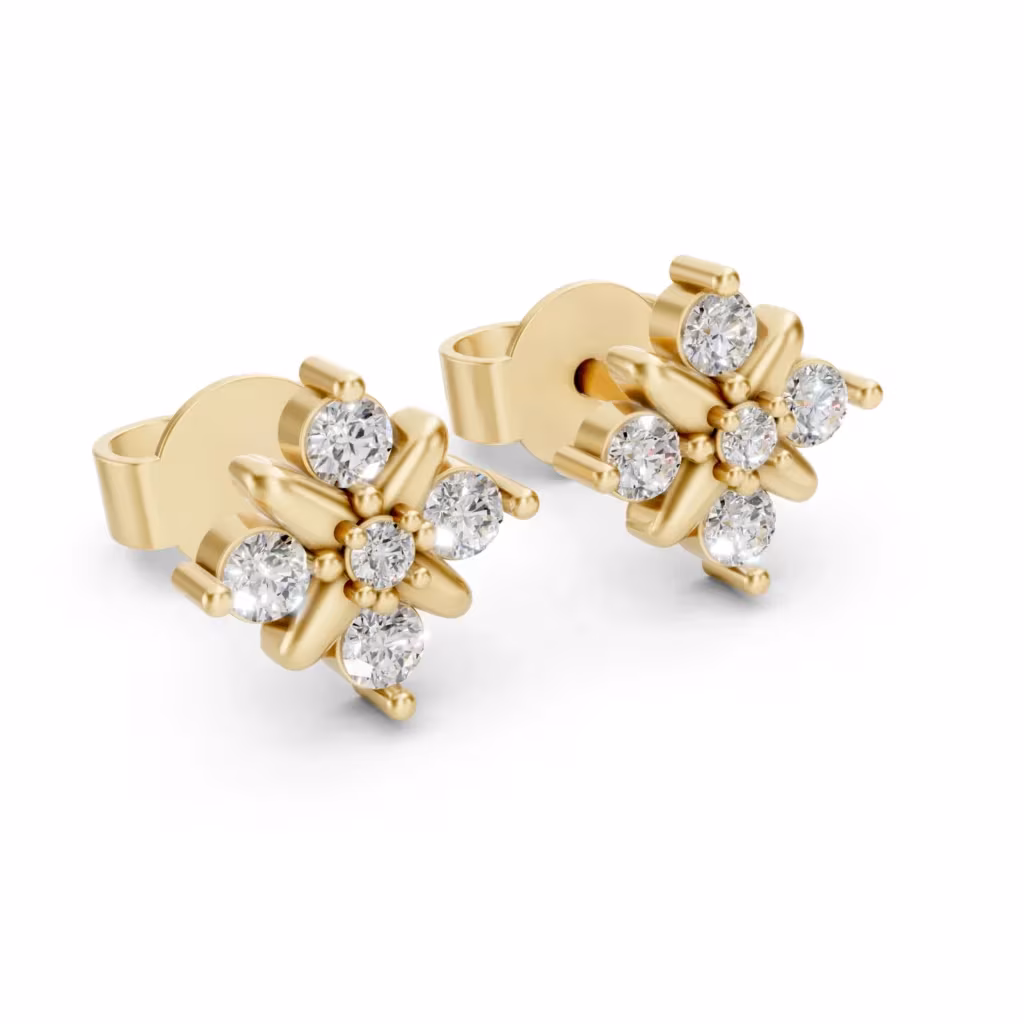 Starburst Flower Earrings