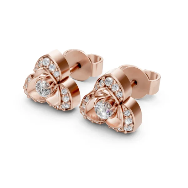 Round Stud Earrings