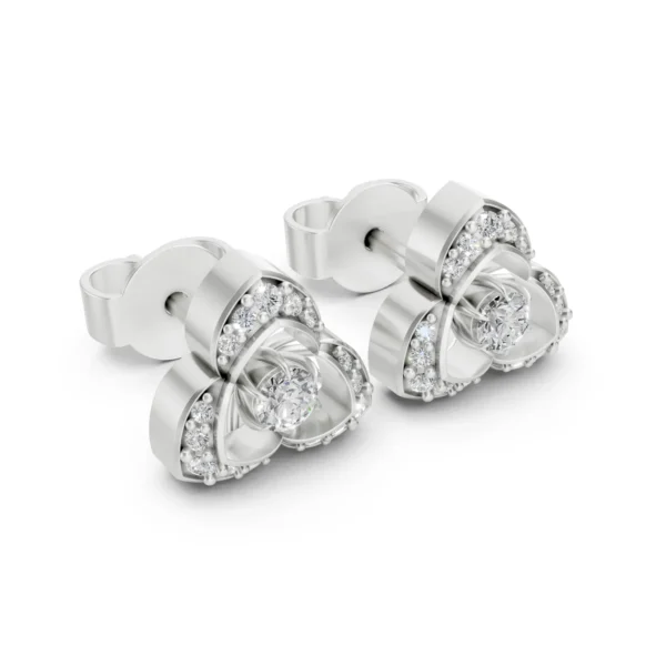 Round Stud Earrings