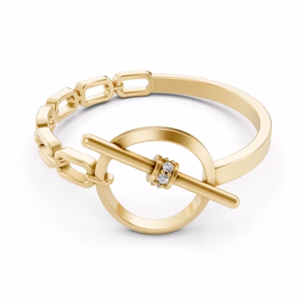 Toggle Clasp Ring