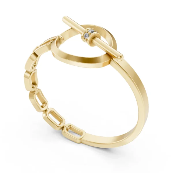 Toggle Clasp Ring