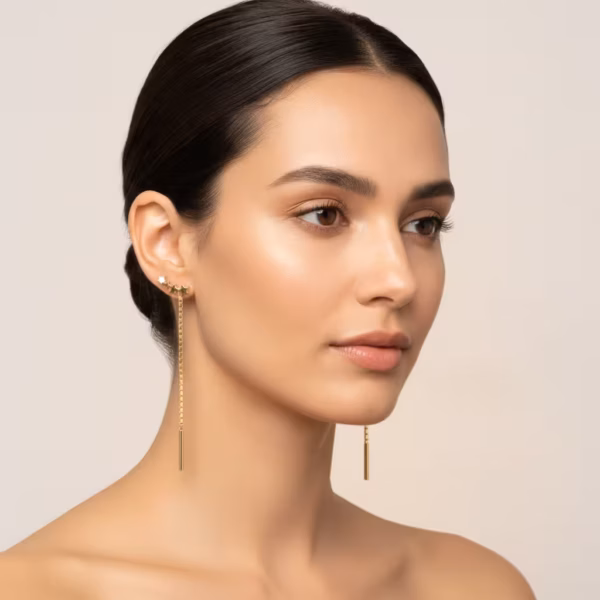 Star Threader Earrings