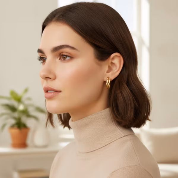 Split Hoop Earrings