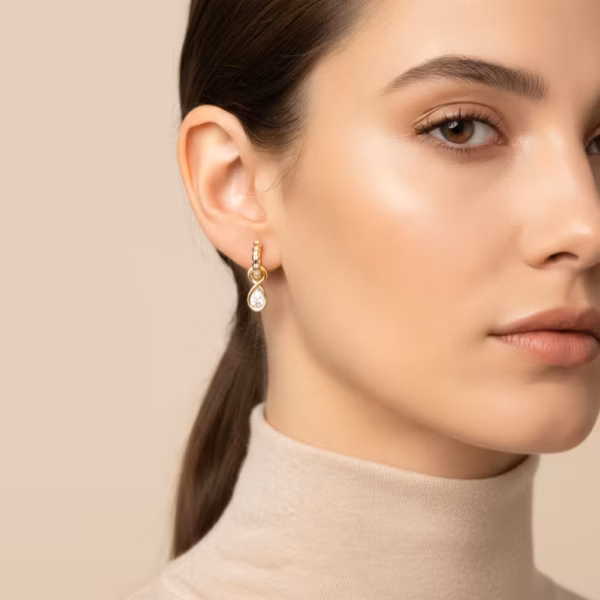 Scattered Hoop Earrings