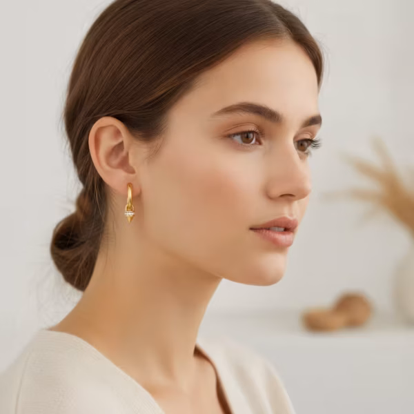 Edgy Hoop Earrings