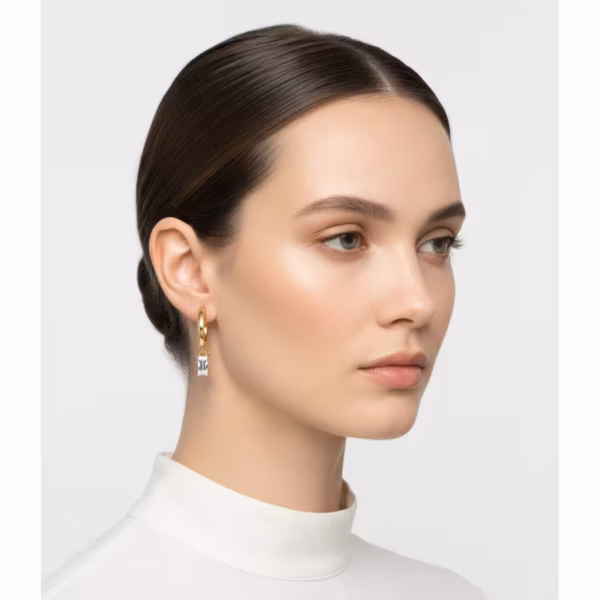 Baguette Hoop Earrings