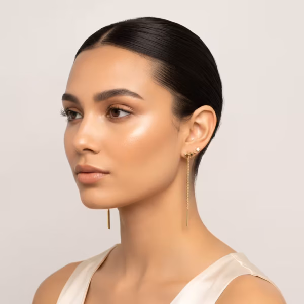 Star Threader Earrings
