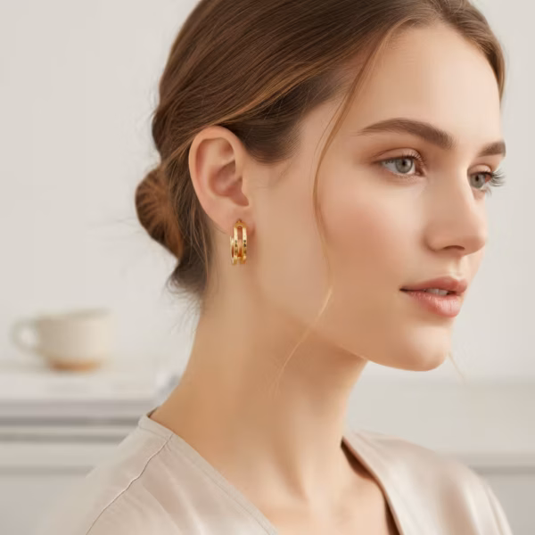 Split Hoop Earrings