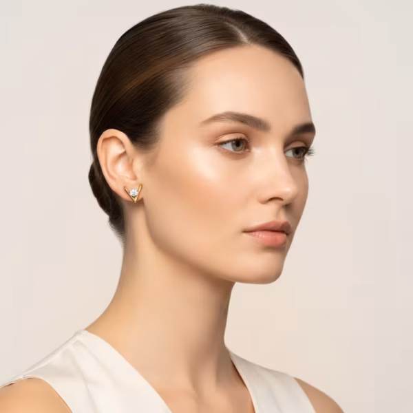 Chevron Stud Earrings