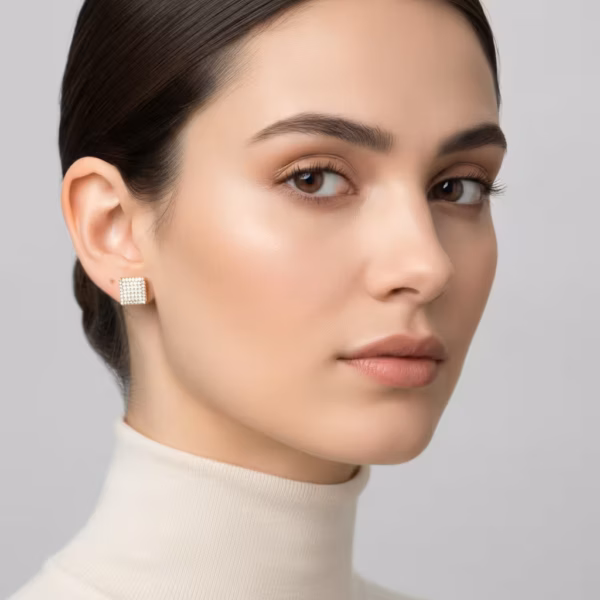 Cube Stud Earrings