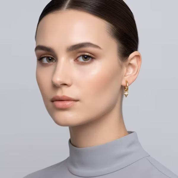 Edgy Hoop Earrings