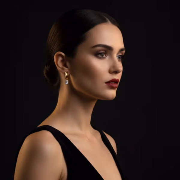 Dangling Hoop Earrings