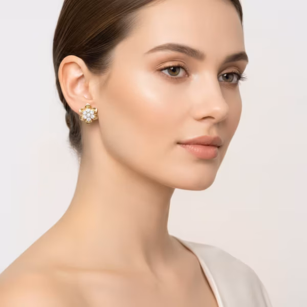 Floral Stud Earrings