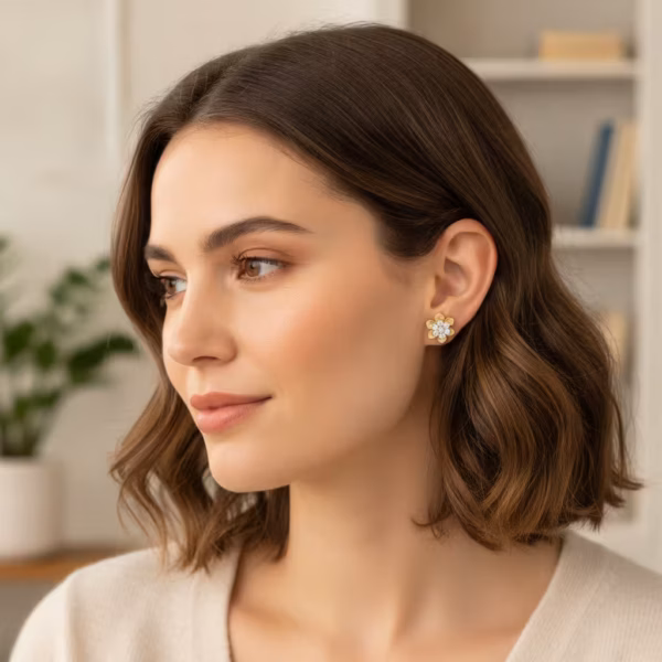 Floral Stud Earrings