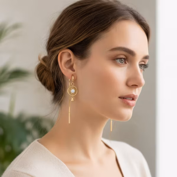 Circle Dangle Earrings