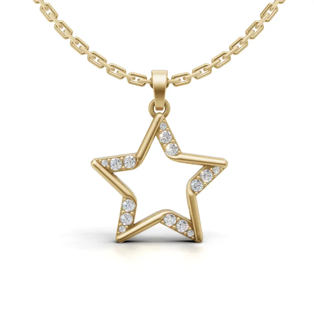 Diamond Star Pendant