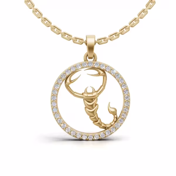 Scorpion Diamond Pendant