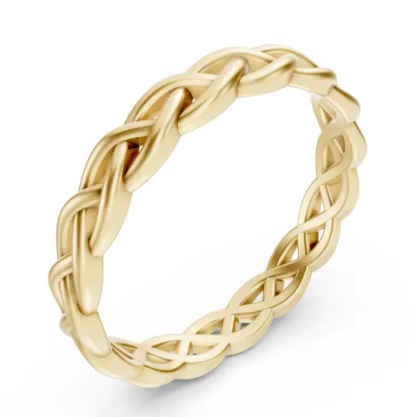 Timeless Braided Gold Ring