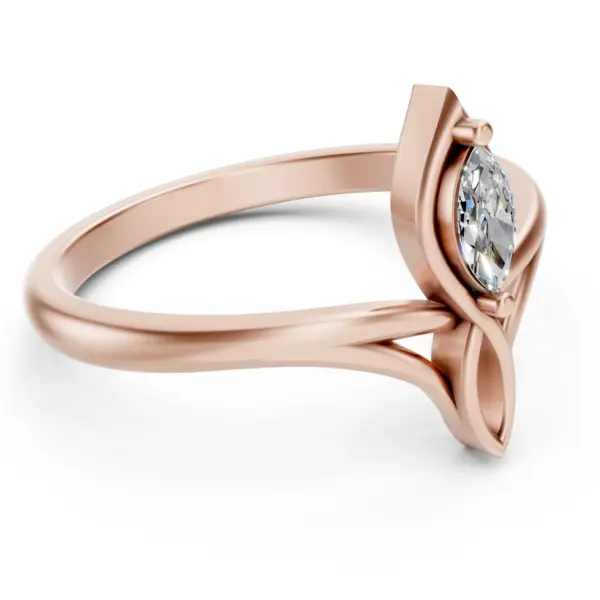 Marquise Cut Diamond Tiara Ring