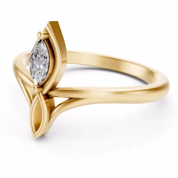 Marquise Cut Diamond Tiara Ring