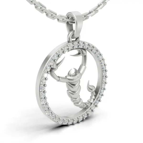 Scorpion Diamond Pendant