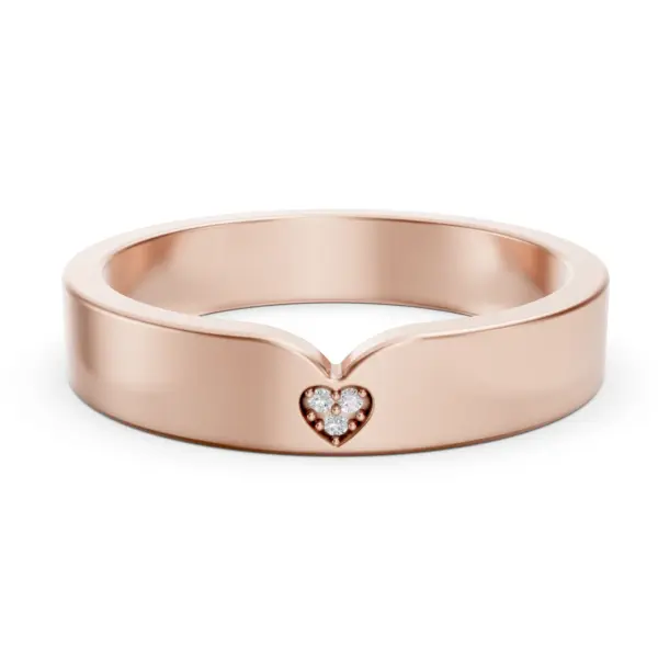 Diamond Heart Promise Ring