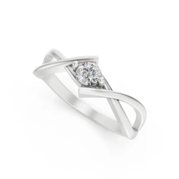 Infinity Bypass Diamond Ring