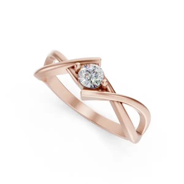 Infinity Bypass Diamond Ring