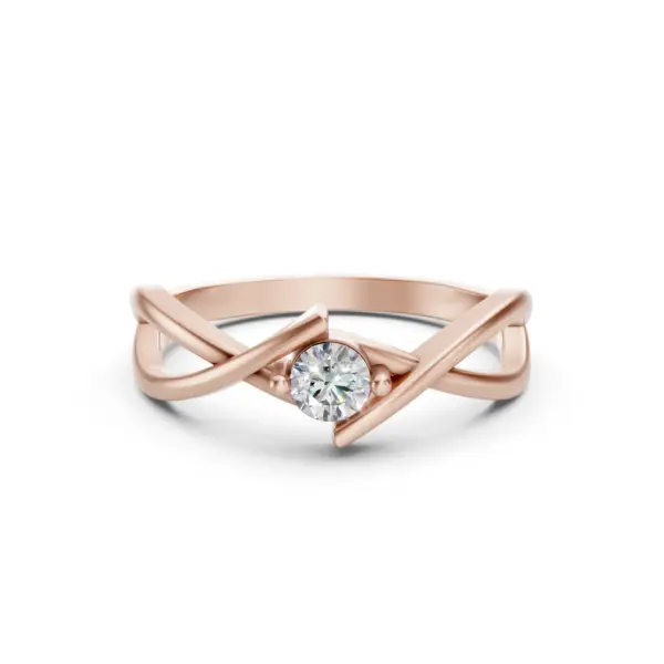 Infinity Bypass Diamond Ring