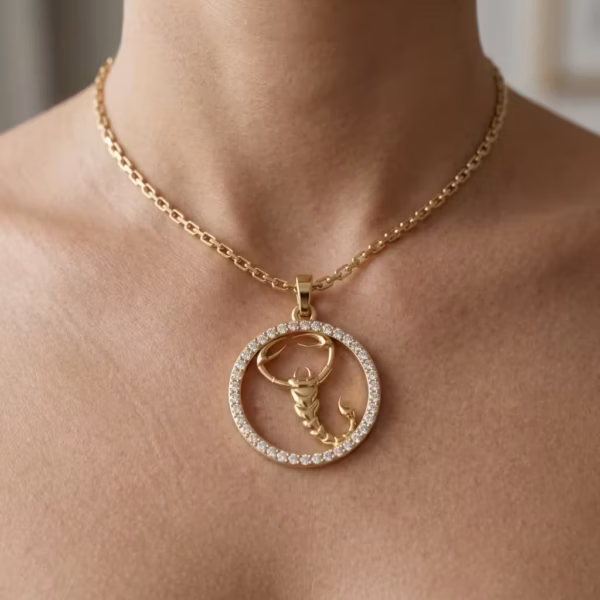 Scorpion Diamond Pendant