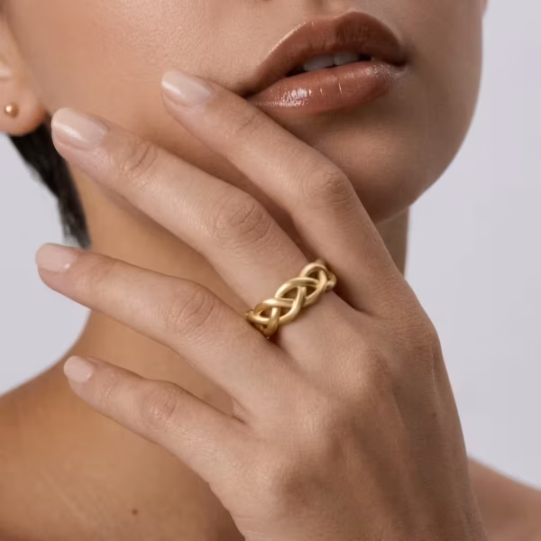 Timeless Braided Gold Ring