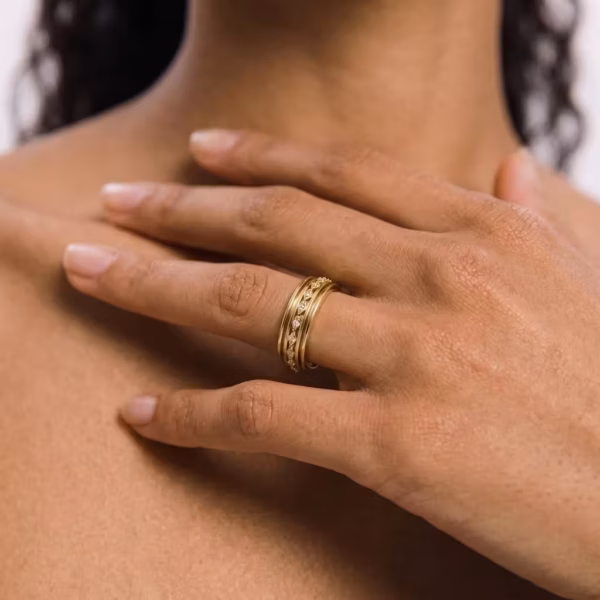 Vintage Gold Eternity Ring