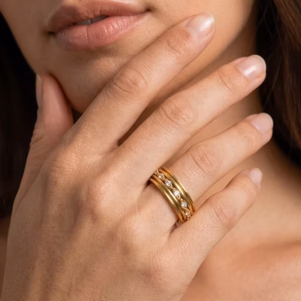 Vintage Gold Eternity Ring